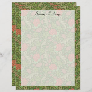 Victoriaans  roze roze moeraspapier