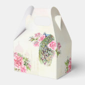 Victoriaans roze rozen bedankdoosjes (Achterkant)