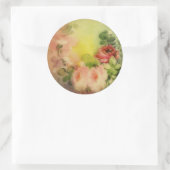 VICTORIAANS ROZEN 1 STICKER (Tas)