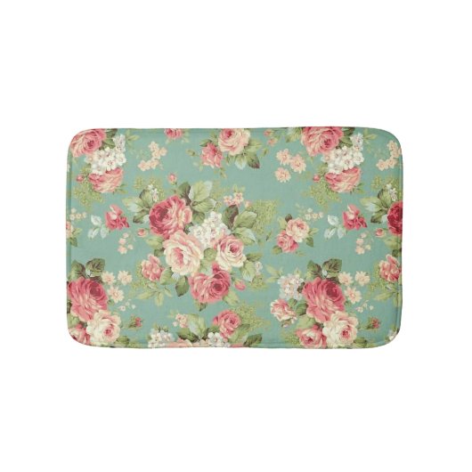 Victoriaans Rozen Bathroom Mat (Voorkant)