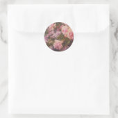 Victoriaans Rozen en Lilacs Ronde Sticker (Tas)
