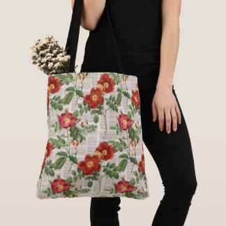 Victoriaans Rozen Heritage Illustrations Collectie Draagtas