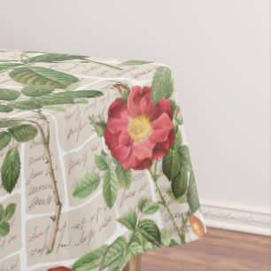 Victoriaans Rozen Heritage Illustrations Collectie Tafelkleed