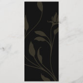 Victoriaans Rozen Menu (Achterkant)