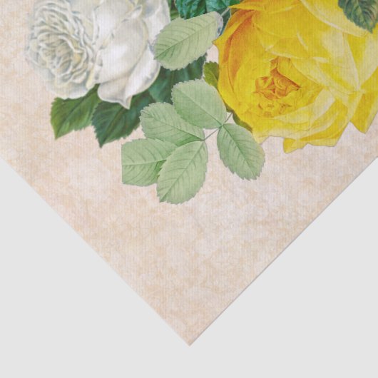 Victoriaans Rozen ontkoppeling Tissuepapier (Detail)