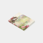 Victoriaans Rozen Vrouw Post-it® Notes (Schuin)