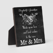  Victoriaans Rozen Wedding Guestbook Fotoplaat (Voorkant)