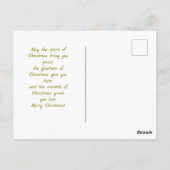 Victoriaans rustieke kerst Kaart (Achterkant)