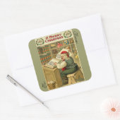 Victoriaans Santa Gift Label (Envelop)