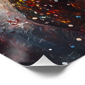 Victoriaans Santa's Candlelight Poster Perfect Poster (Hoek)