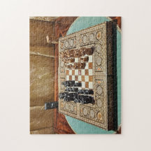 Victoriaans schaakprobleem met schaakmat