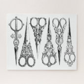 Victoriaans schaarser elegant legpuzzel (Horizontaal)