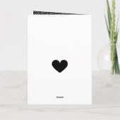 Victoriaans schedel cameo feestdagen kaart (Achterkant)