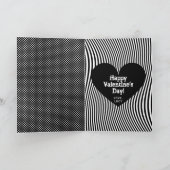 Victoriaans schedel cameo feestdagen kaart (Binnen)