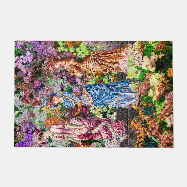 Victoriaans schoonheid deurmat (Voorkant)