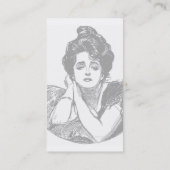 Victoriaans schoonheid visitekaartje (Achterkant)