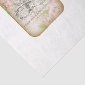 Victoriaans Shabby Chic Series Design 16 Tissuepapier (Detail)