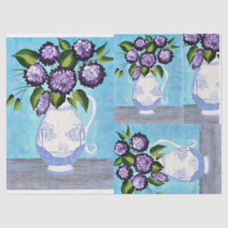 Victoriaans Shabby Chic Tissue Papier voor DIY