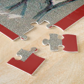 Victoriaans Sinterklaas stuurt u een kerstgroet Legpuzzel (Zijkant)