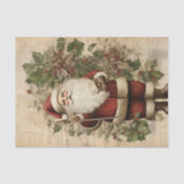  Victoriaans Sinterklaasschrift Decoupage Tissuepapier (Voorkant)