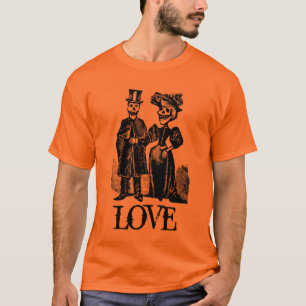 Victoriaans Skelet Gothic Halloween Shirt
