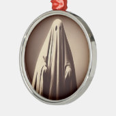 Victoriaans spookfoto spooky kerst ornament (Links)