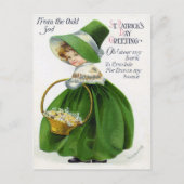 Victoriaans St. Patrick's Day Briefkaart (Voorkant)