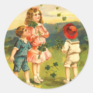 Victoriaans St. Patrick's Day Stickers