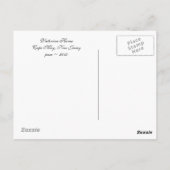 Victoriaans startpunt briefkaart (Achterkant)