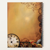 Victoriaans Steampunk Ball Planner (Achterkant)