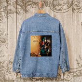 Victoriaans Steampunk bruiloft Denim Jacket