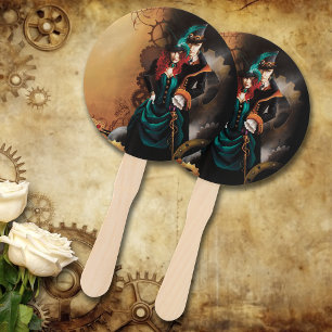 Victoriaans Steampunk bruiloft Handwaaier
