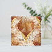 Victoriaans Steampunk-collage van luchtballonnen Kaart (Staand voorkant)