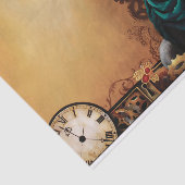 Victoriaans Steampunk Couple Tissuepapier (Detail)