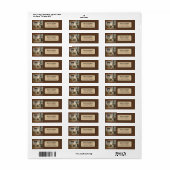 Victoriaans Steampunk Inventor Scientist Telescope Etiket (Full Sheet)
