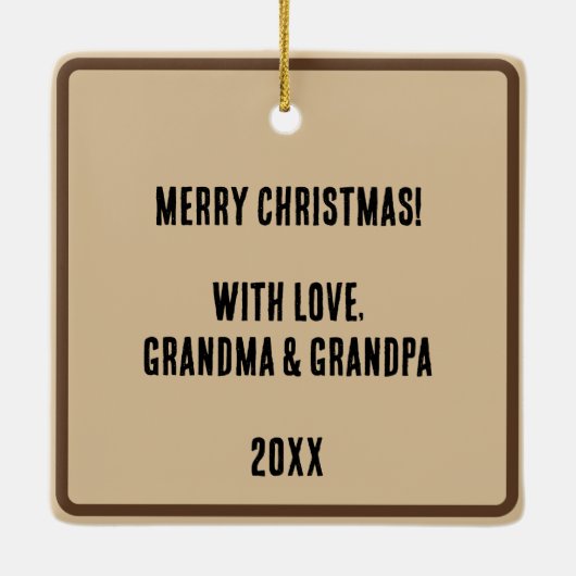 Victoriaans Steampunk Inventor Scientist Telescope Keramisch Ornament (Achterkant)