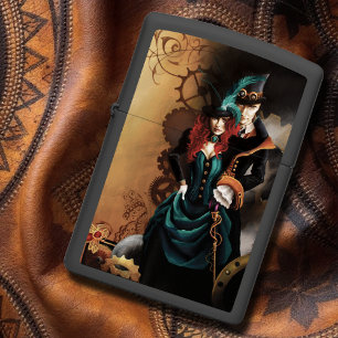 Victoriaans Steampunk Koppel Elegantie Romantiek