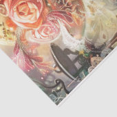 Victoriaans Steampunk Lady Tissuepapier (Detail)