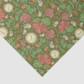 Victoriaans  Steampunk Pocket Watch Rozen Tissuepapier (Detail)