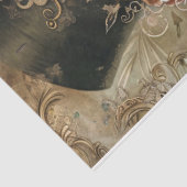 Victoriaans Steampunk schedel Tissuepapier (Detail)