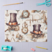 Victoriaans steampunk tissuepapier (Craft)