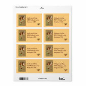  Victoriaans Stickers van het Kunstadreslabel (Full Sheet)