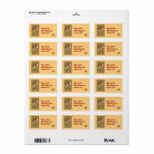  Victoriaans Stickers van het Kunstadreslabel (Full Sheet)