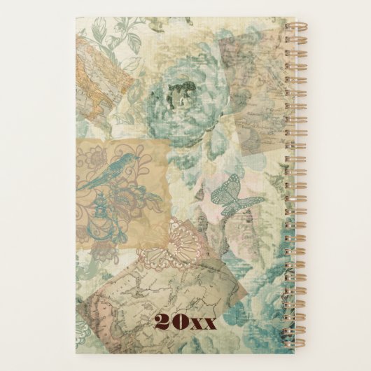 , Victoriaans-stijl. Charming Planner (Achterkant)