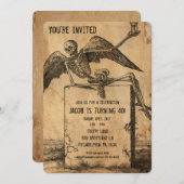  Victoriaans stijl griezelige  partij Kaart (Voorkant / Achterkant)