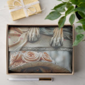 Victoriaans Stone als Great Dane Decoupage Tissuepapier (Geschenk)