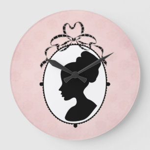 Victoriaans Style 60s Cameo Grote Klok