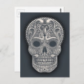 Victoriaans suikerschedel briefkaart (Voorkant / Achterkant)