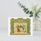 Victoriaans Sukkot Briefkaart (Staand voorkant)