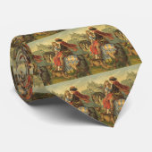  Victoriaans tapijt, broer en zuster Stropdas (Opgerold)